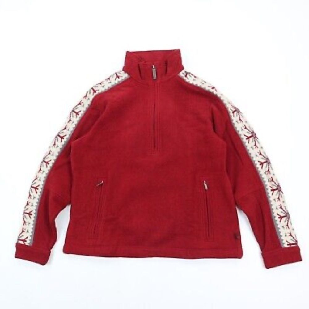 Woolrich Snowflake Half Zip Fleece Pullover